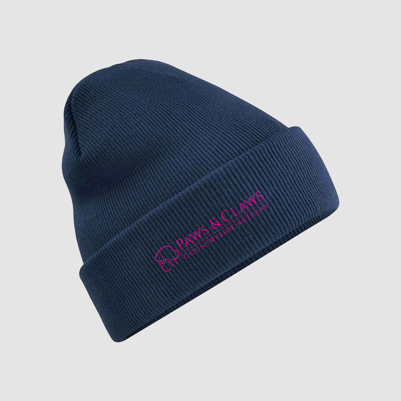 Beanie - Paws & Claws - Navy