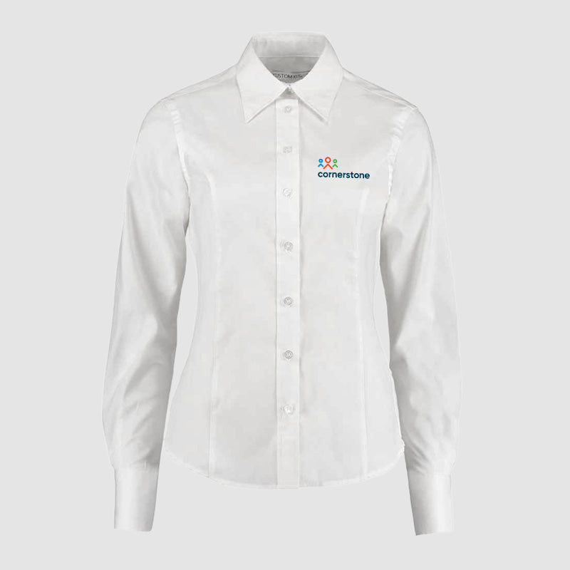 Ladies Long Sleeve Shirt - Cornerstone