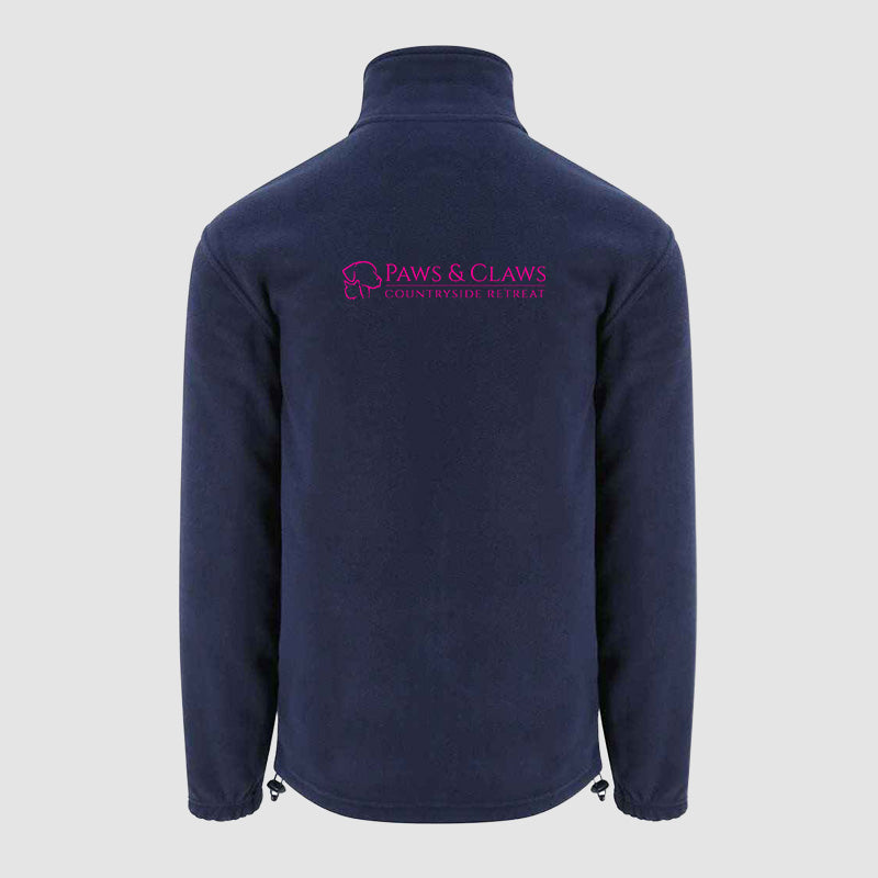 Fleece - Paws & Claws - Navy