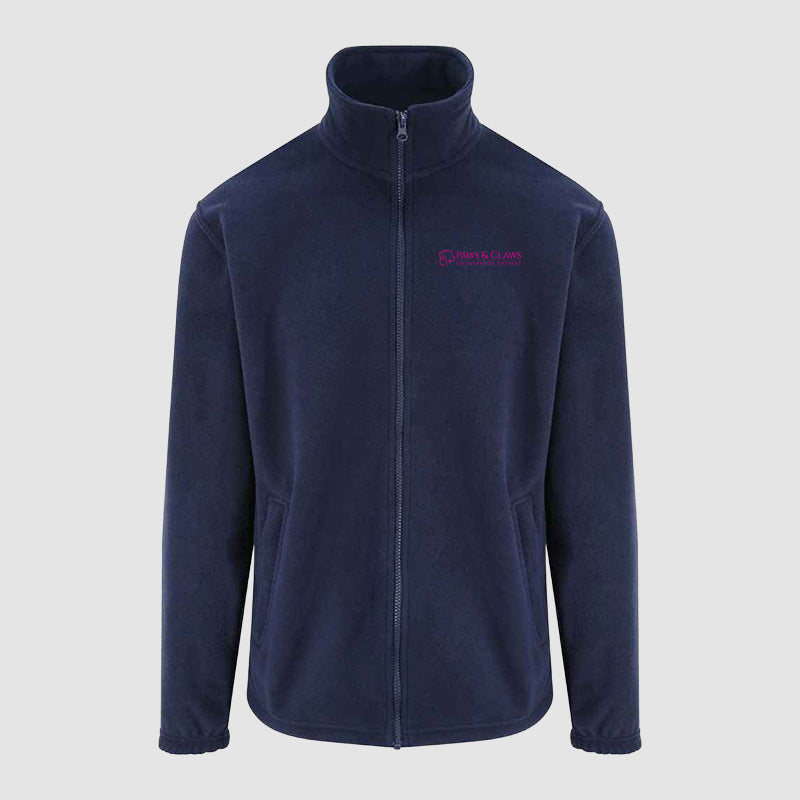 Fleece - Paws & Claws - Navy
