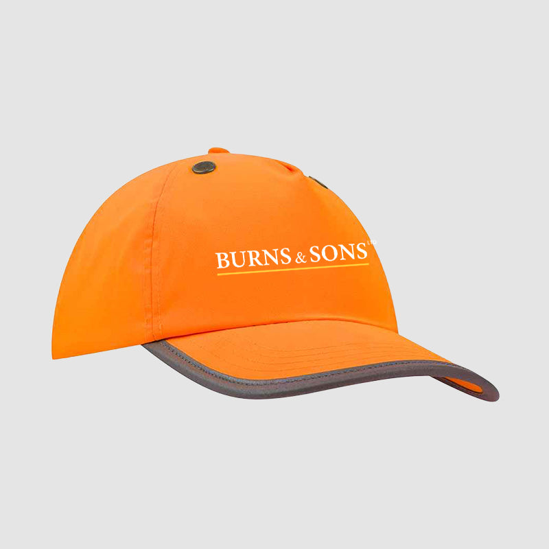 Hi-Vis Cap - Burns & Sons - Orange