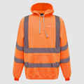 Hi-Vis Hoodie - Black & Heale - Orange