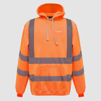 Hi-Vis Hoodie - Black & Heale - Orange