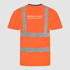 Hi-Vis T-Shirt - Burns & Sons - Orange