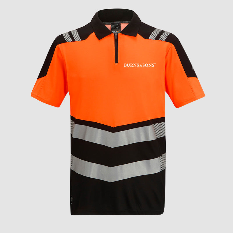 Hi-Vis X-Pro Polo (Class 1) - RG482 Orange_- Burns Sons.jpg