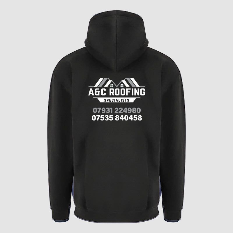 Hoodie - A&C Roofing - Black