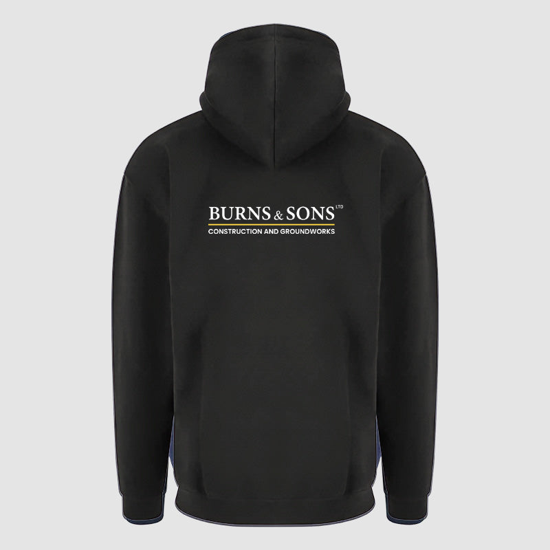 Hoodie - Burns and Sons - Black