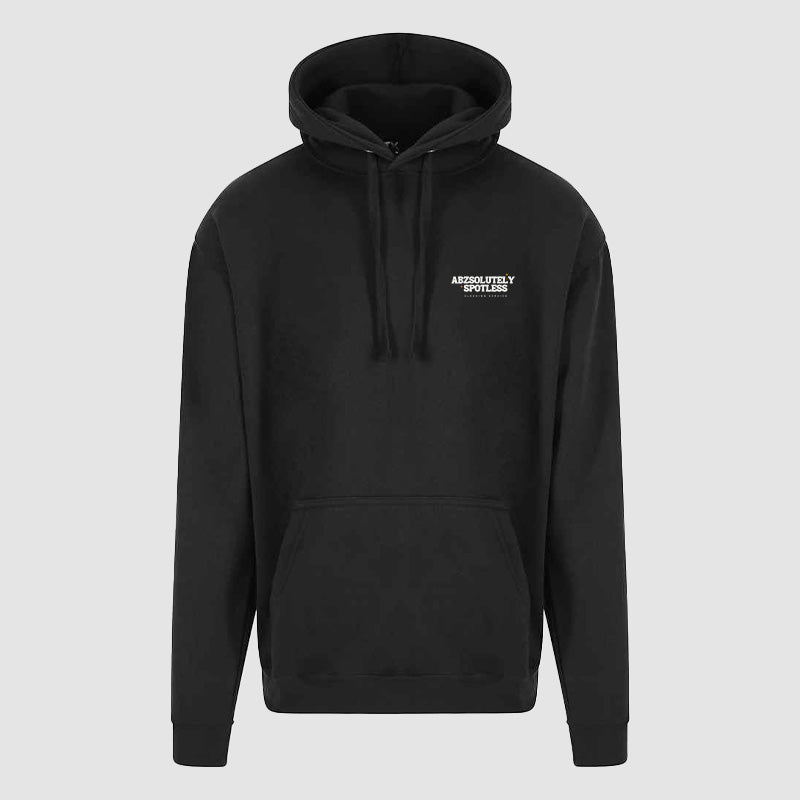 Hoodie - Abzsolutely Spotless - Black
