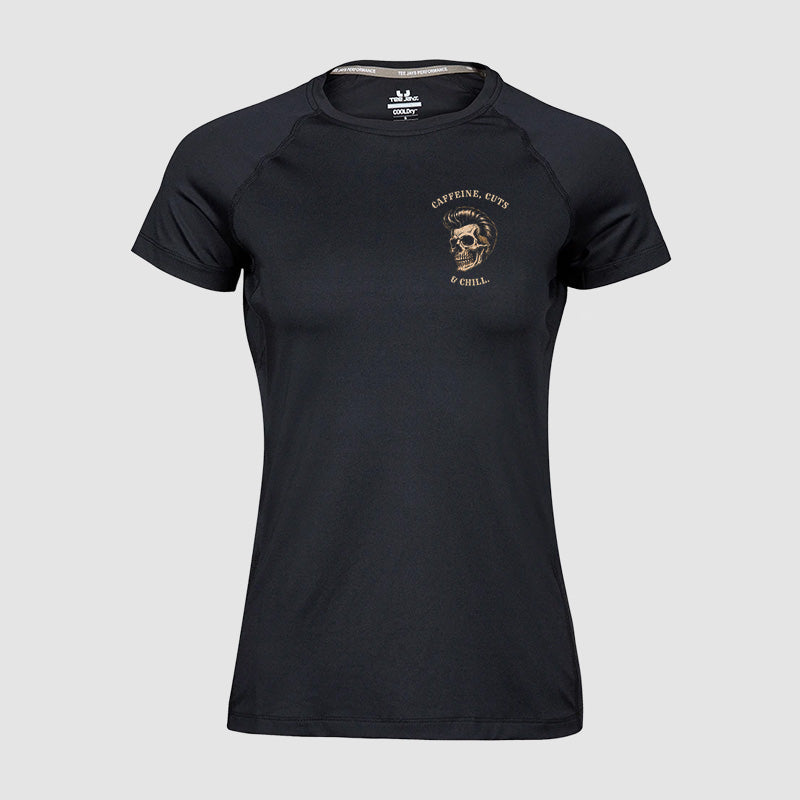 Ladies Cool Dry T-Shirt - Hamiltons - black