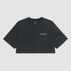 Ladies Heavyweight Washed Cropped T-Shirt - Union