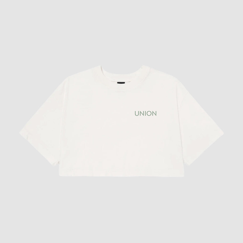 Ladies Heavyweight Washed Cropped T-Shirt - Union