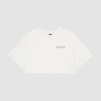 Ladies Heavyweight Washed Cropped T-Shirt - Union