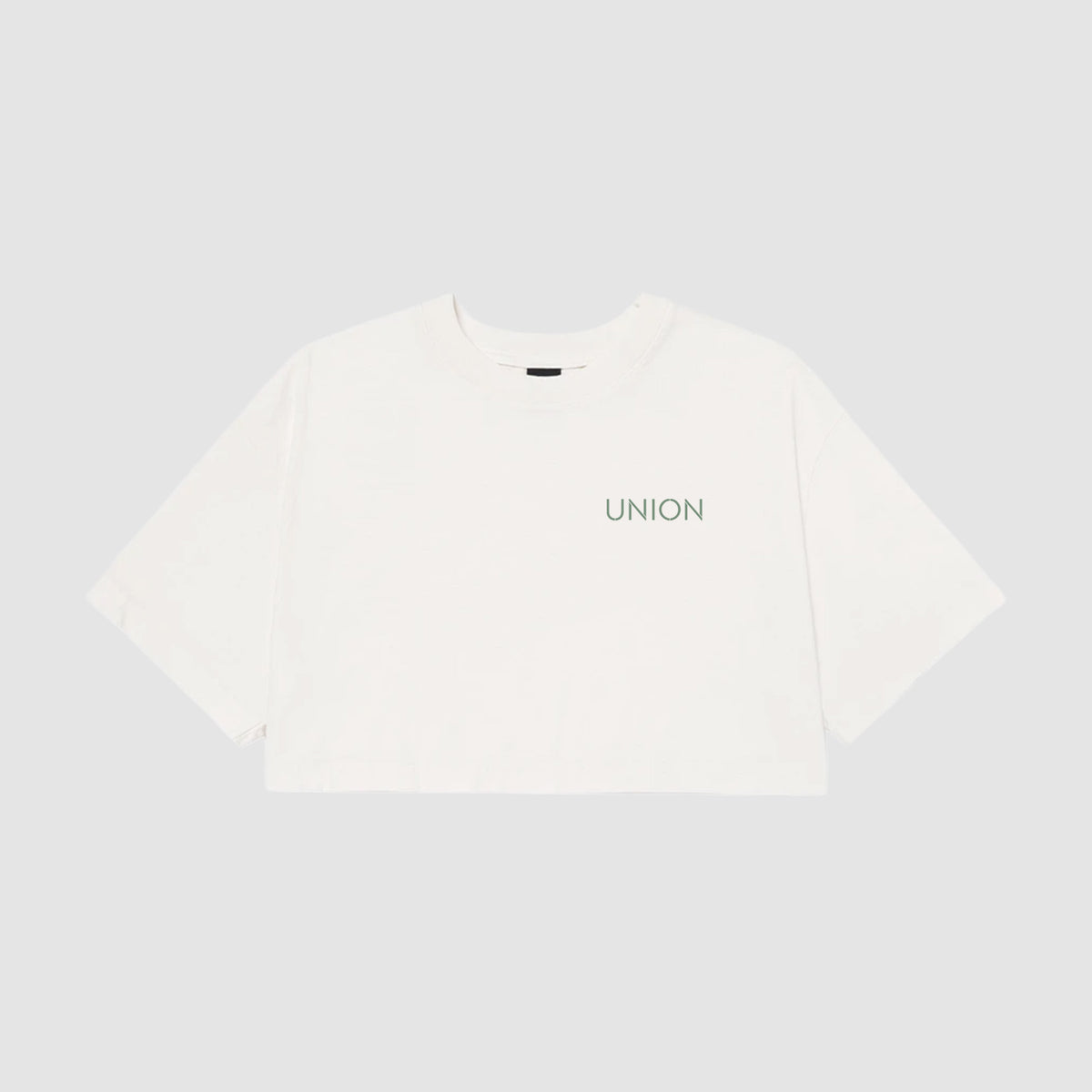 Ladies Heavyweight Washed Cropped T-Shirt - Union