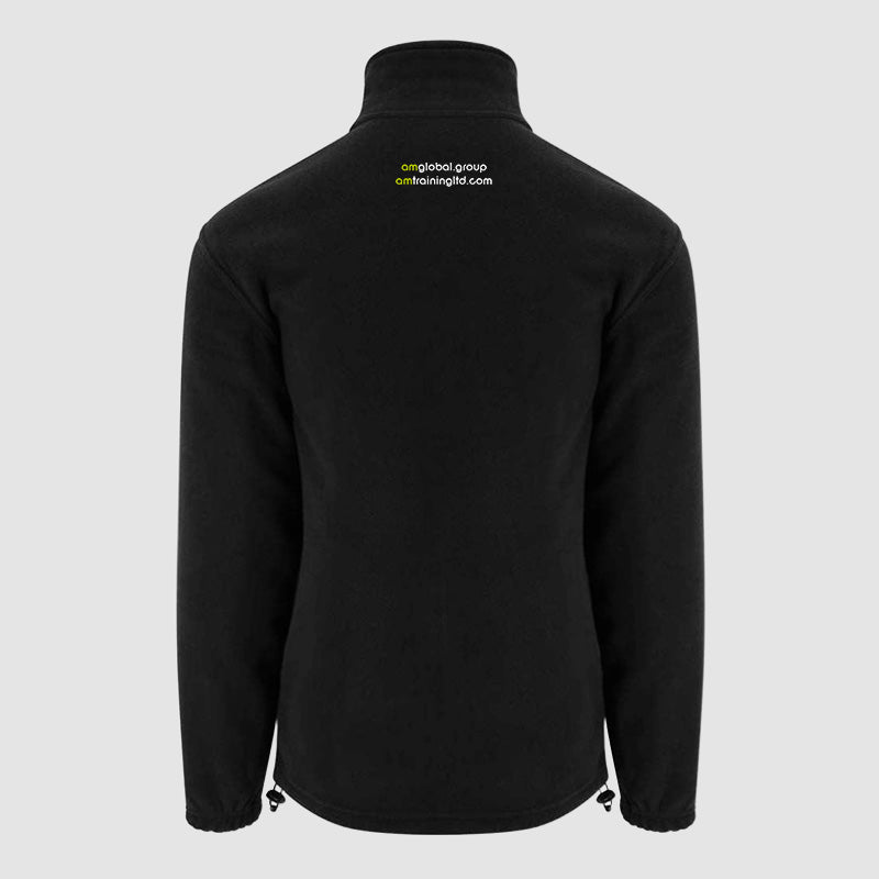 Ladies Microfleece Jacket - AM Global - Black