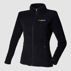Ladies Microfleece Jacket - AM Global - Black