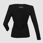 Ladies SF Long Sleeve T-Shirt - AM Global - Black