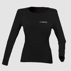 Ladies SF Long Sleeve T-Shirt - AM Training - Black