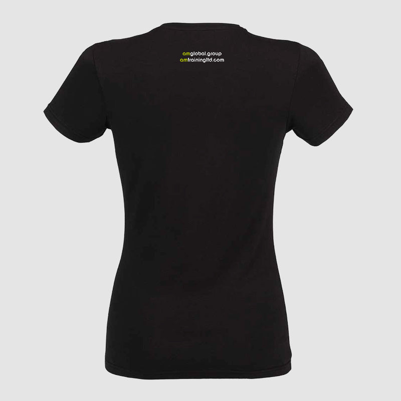 Ladies SF T-Shirt - AM Global - Black