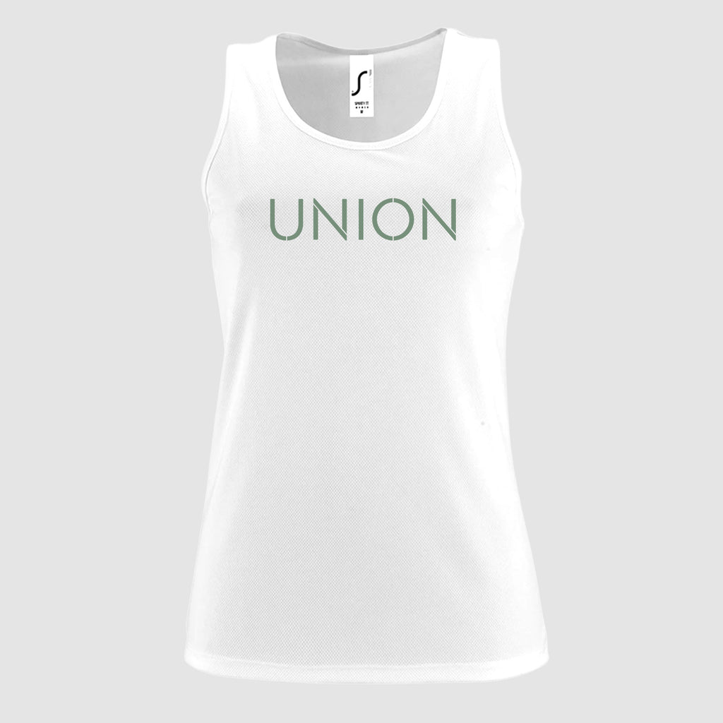 Large Logo Ladies Sporty Performance Tank Top - Union