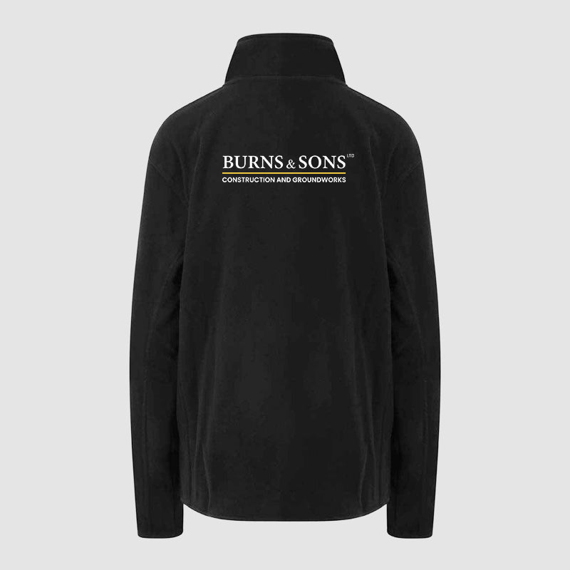 Micro Fleece - Burns and Sons - Black