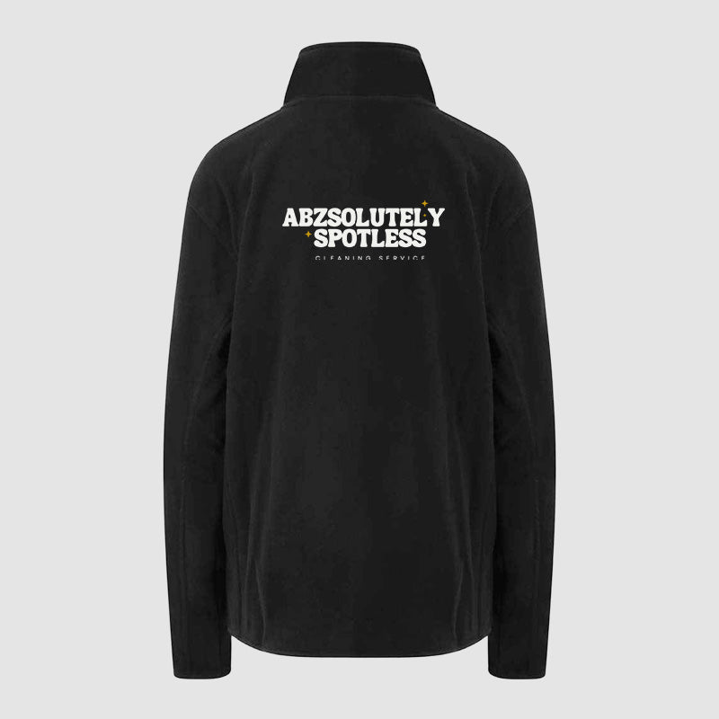 Micro Fleece - Abzsolutely Spotless - Black