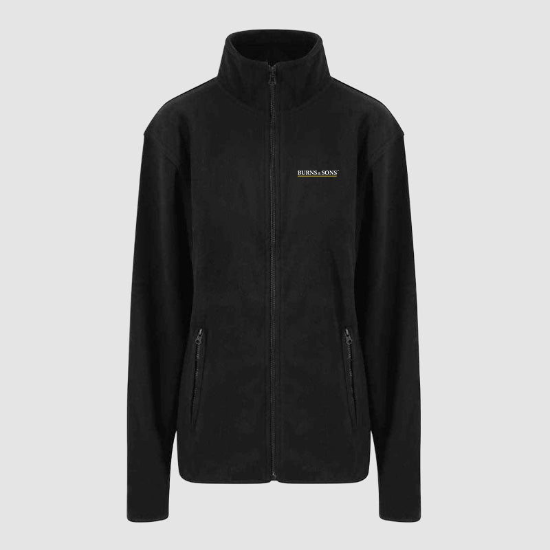 Micro Fleece - Burns and Sons - Black