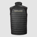 Padded Bodywarmer - Burns and Sons - Black