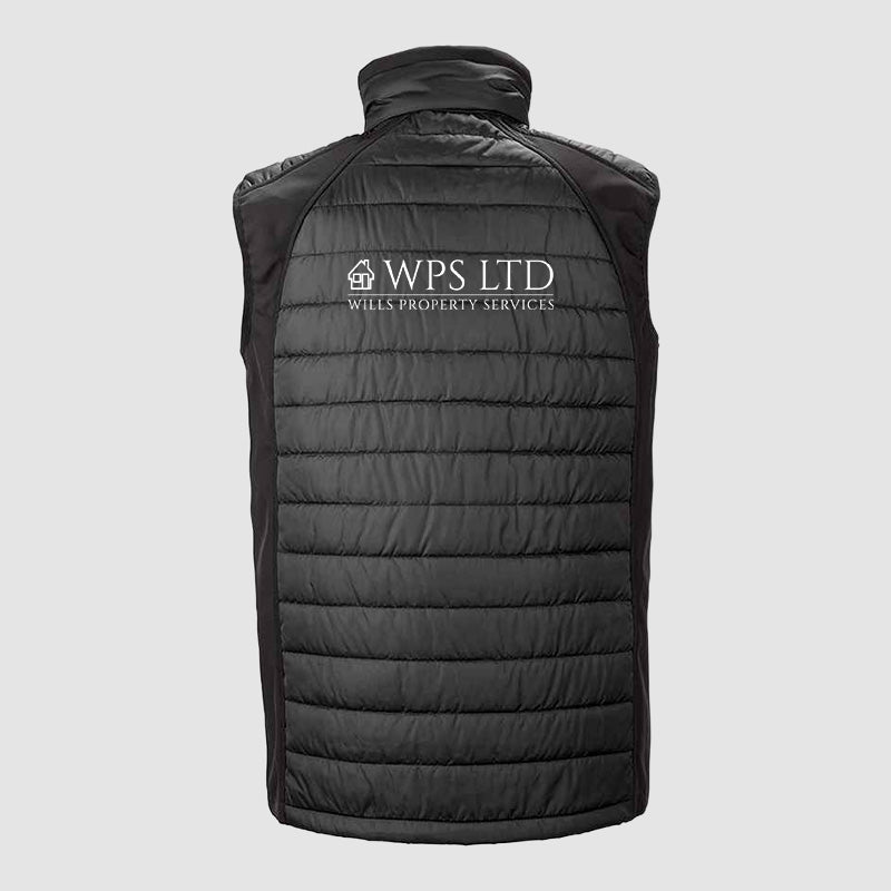 Padded Bodywarmer - WPS - Black