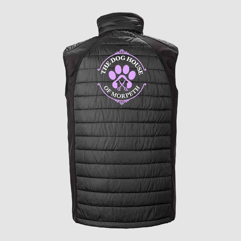 Padded Bodywarmer - The Dog House of Morpeth - Black