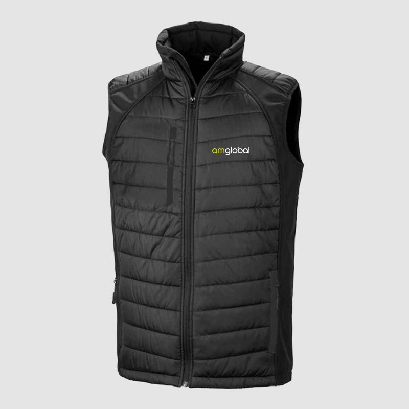 Padded Bodywarmer - AM Global - Black