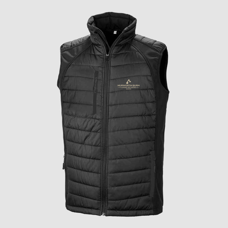 Padded Bodywarmer - Hurworth Burn - Black