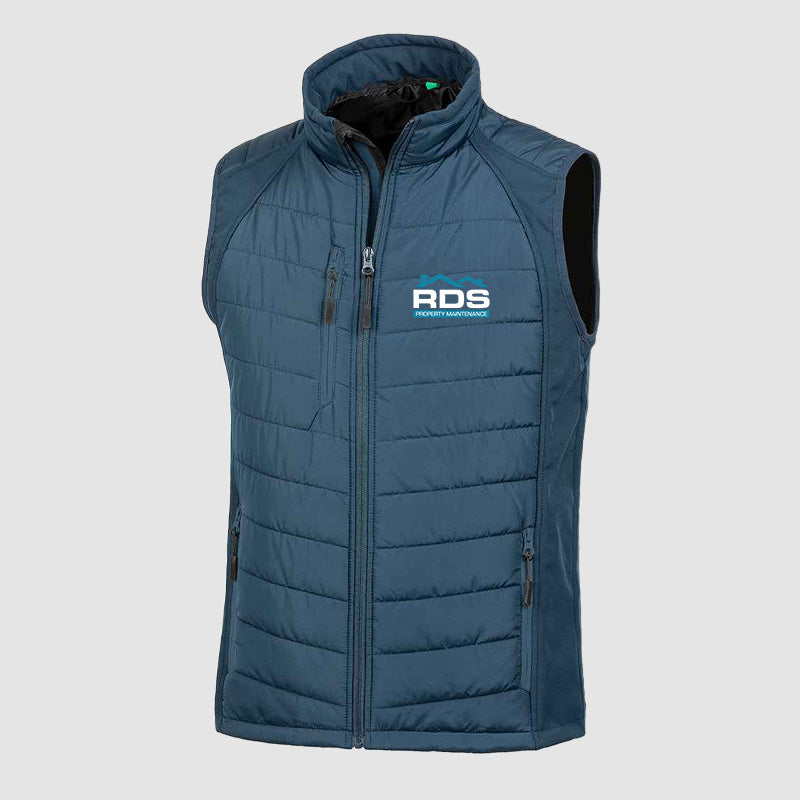 Padded Bodywarmer - RDS - Navy