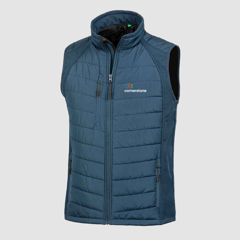 Padded Bodywarmer - Cornerstone - Navy