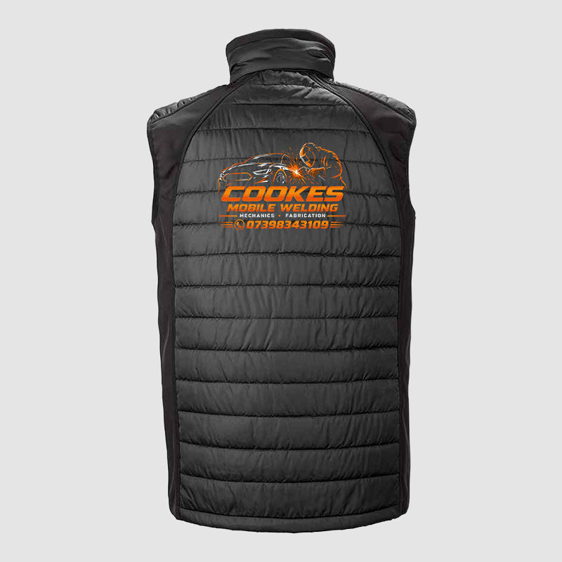 Padded Bodywarmer BACK RS238 BLACK-  Cookes Mo.jpg