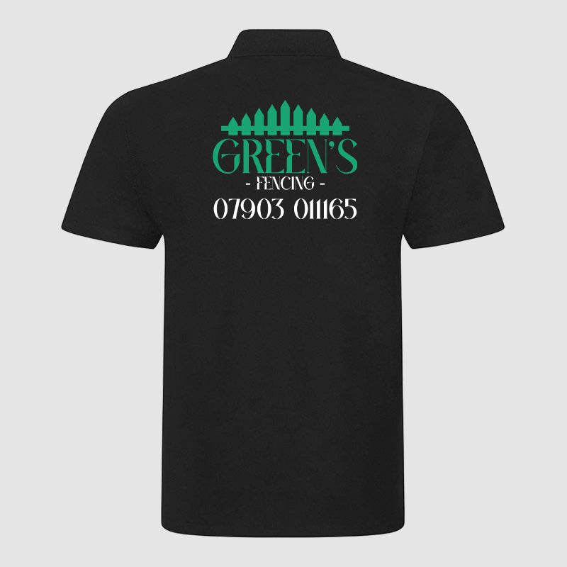 Polo - Greens Fencing - Black