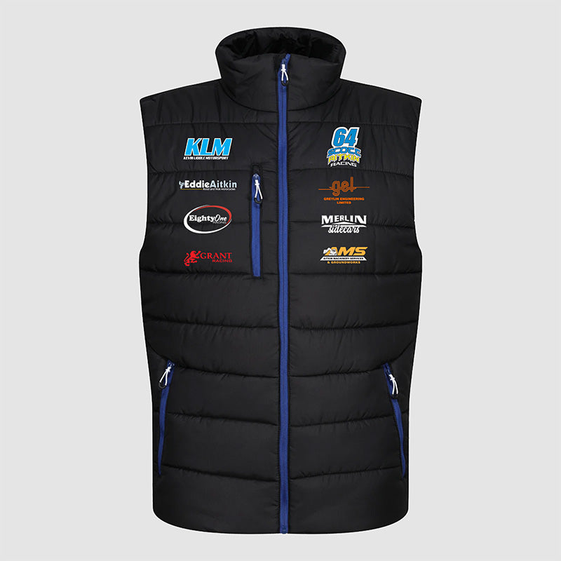 Scott Aitkin Racing #64 - Regatta Navigate Waterproof Insulated Bodywarmer - Black / Blue