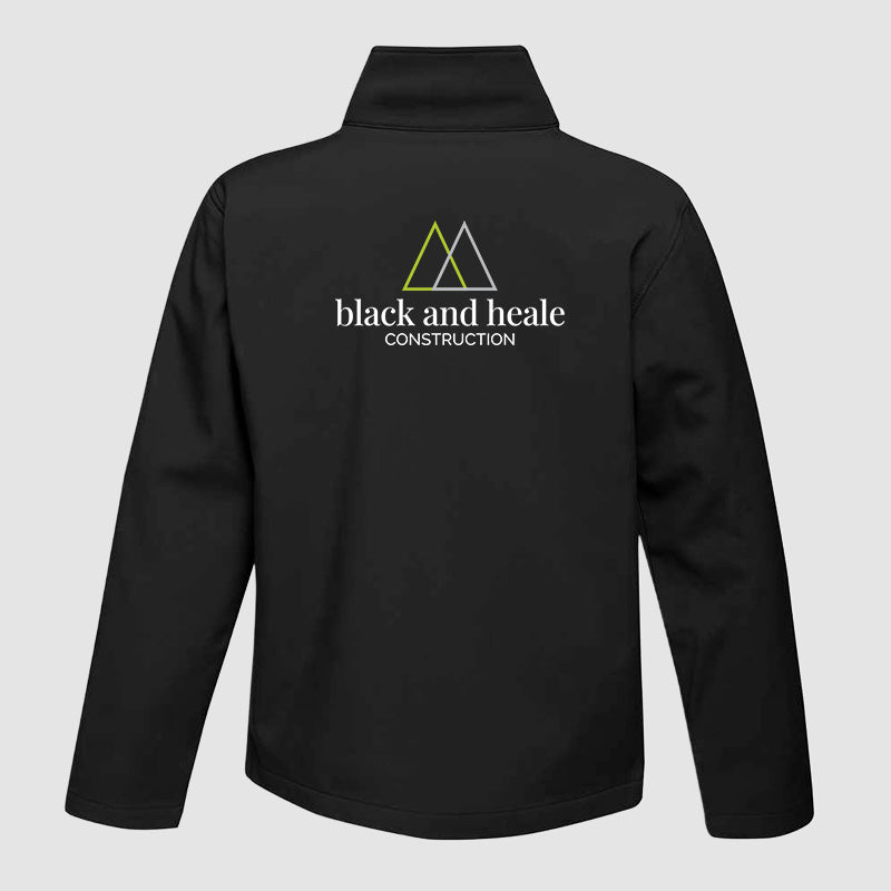 Soft Shell Jacket - Black & Heale - Black
