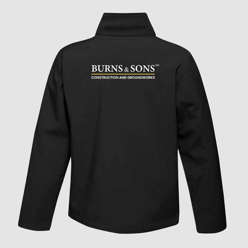 Softshell Jacket - Burns and Sons - Black