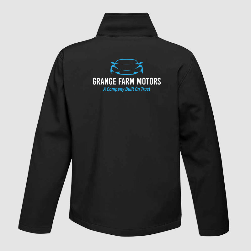 Softshell Jacket - Grange Farm Motors - Black