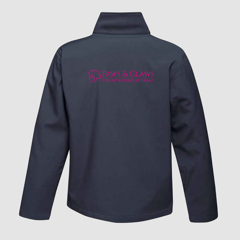Soft Shell Jacket - Paws & Claws - Navy
