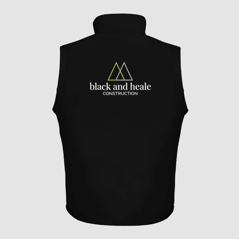 Softshell Bodywarmer - Black & Heale - Black