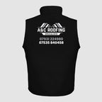 Softshell Bodywarmer - A&C Roofing - Black