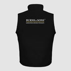 Softshell Bodywarmer - Burns and Sons - Black