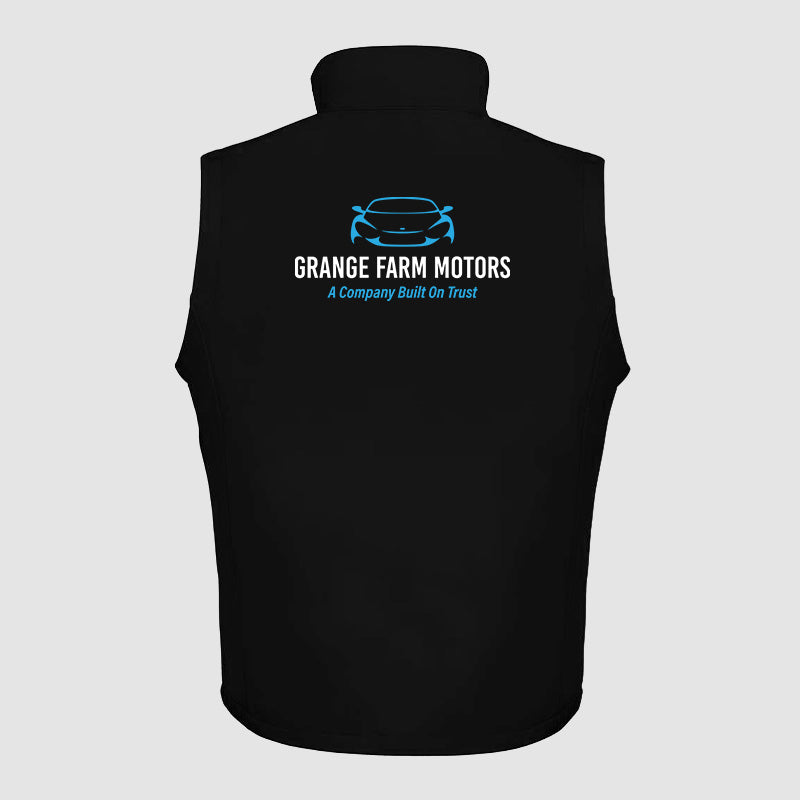 Softshell Bodywarmer - Grange Farm Motors - Black