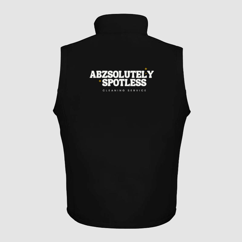 Softshell Bodywarmer - Abzsolutely Spotless - Black