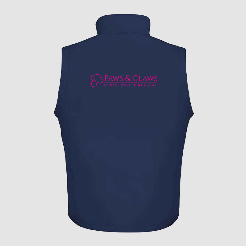 Softshell Bodywarmer - Paws & Claws - Navy
