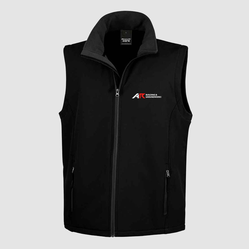 Softshell Bodywarmer - AR - Black