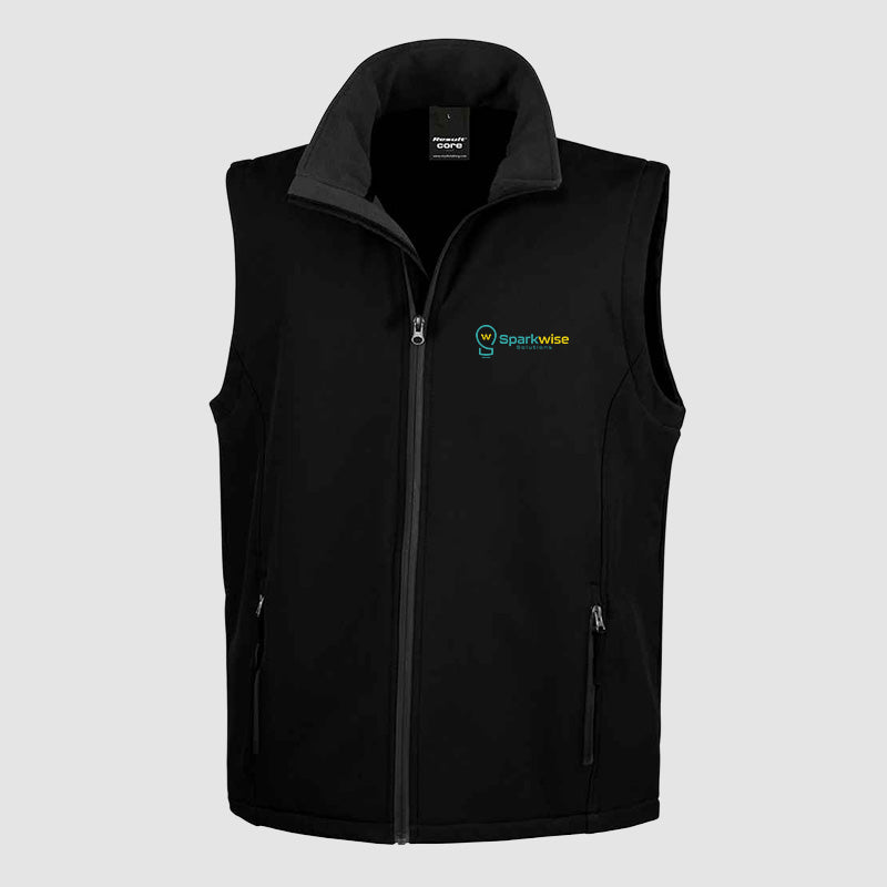 Softshell Bodywarmer - Sparkwise - Black