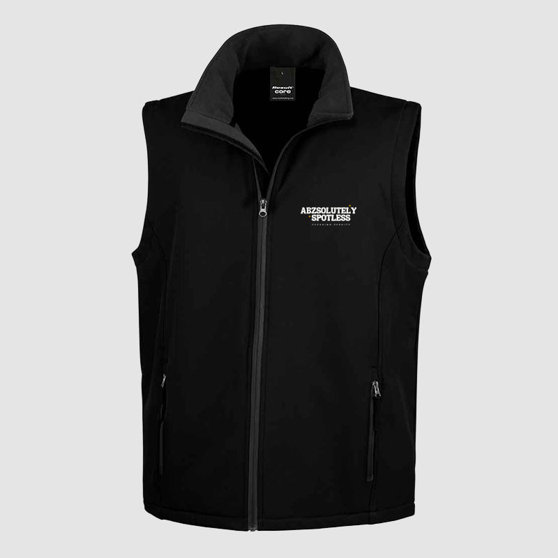 Softshell Bodywarmer - Abzsolutely Spotless - Black