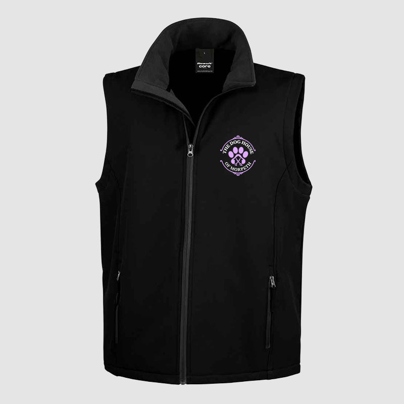 Softshell Bodywarmer - The Dog House of Morpeth - Black